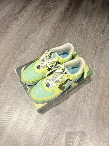 Brown beige bapesta trainers - beige',