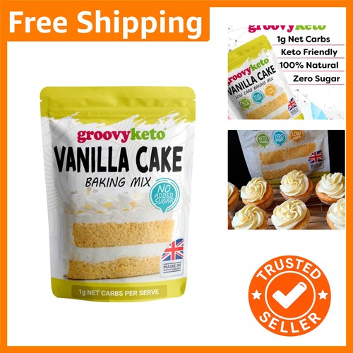 Rich almond flour vanilla cake - flour,