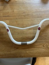 White bmx v bars - white,