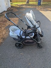 iCandy Orange Pushchair Twin Double Carrycot Pram Buggy Stroller  (For Twins)