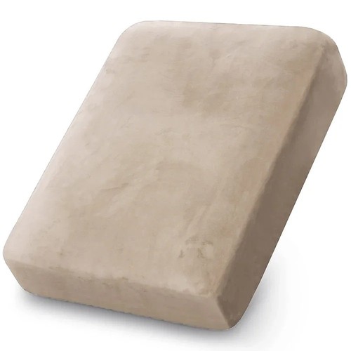 Velvet stretch couch cushion - couch,