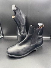 HARRY HALL SILVIO LADIES LEATHER JODHPUR BOOTS BLACK UK5 EU38