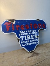 FIRESTONE TYRES -Enamel
