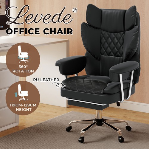 Levede office desk chair - desk, big