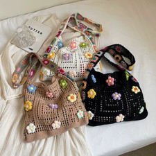 Women boho crochet bag - crochet,