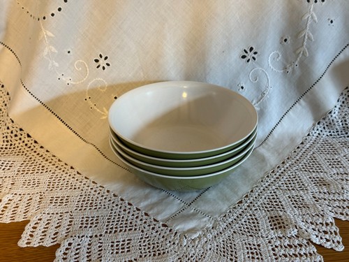 Vintage melaware bowls avocado - vintage,