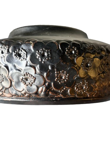 Bretby black ceramic bowl - bretby,