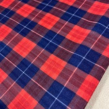 Tartan Plaid Stretch Jersey