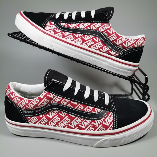 Vans old skool black red - vans,