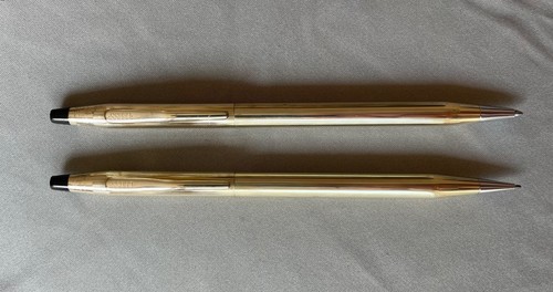 Cross 10k rolled gold matching - cross,