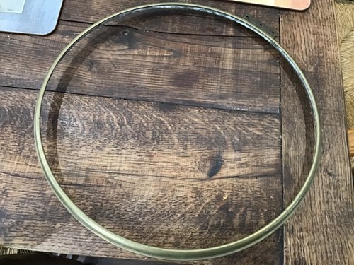 Cast brass bezel - 14",