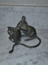 Vintage Bronze Mouse Figure