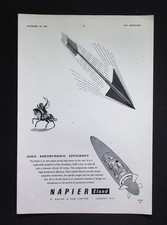 Original 1954 Advert Napier
