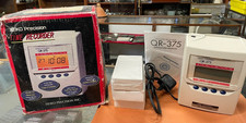 Seiko QR 375 Employee Clocking in Recorder Attendance Punch Time Clock 100 CARDS