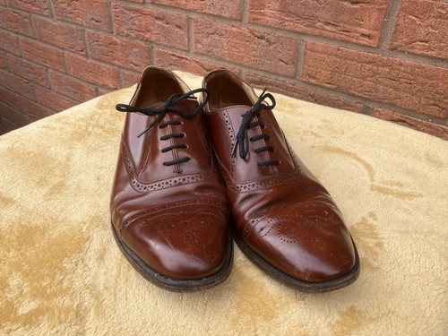 Loake oxblood leather brogues - loake,