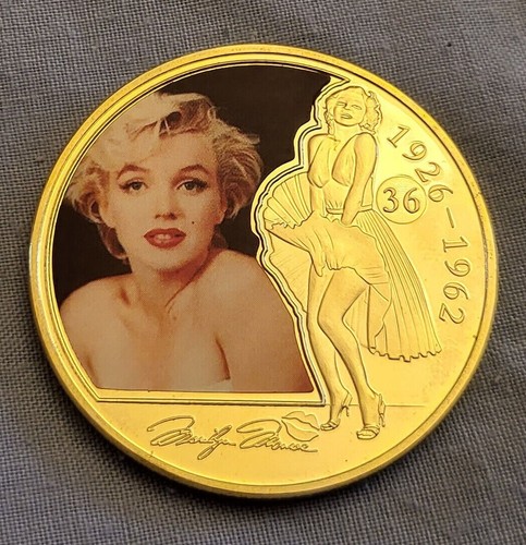 Marilyn monroe gold coin - monroe, old