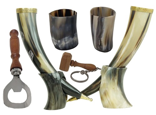 Set viking drinking - of,