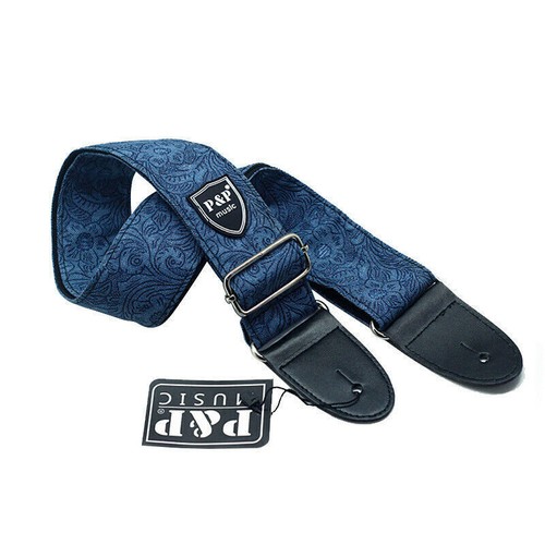 Guitar strap adjustable denim - strap,