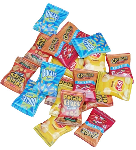 Miniature plastic food - plastic,