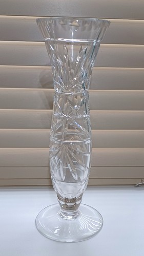 Vintage hand cut crystal - vintage, 7"