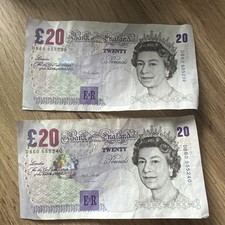 Notes consecutive - £20,
