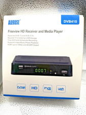 August DVB415 Freeview HD Receiver & Media Player – Excellent Condition