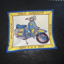 Great Yarmouth 1987 Scooter Rally Patch
