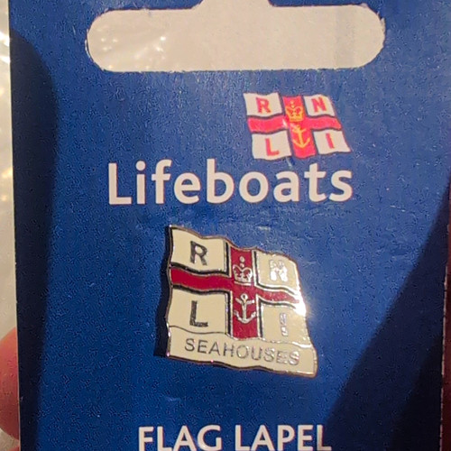 Rnli lifeboat badge seahouses - rnli,