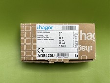 HAGER RCBO 1M 1P 10kA B-20A