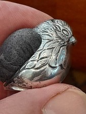 Sampson Mordan Silver Miniature Chick Edwardian Pin Cushion.
