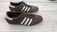 Adidas Rekords Size UK 12  Brown Suede