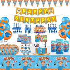 Blippi Theme Kids Birthday