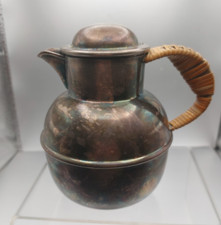 Antique Elkington G.R. & Sons Silver Plate EPNS Copper Teapot Water British 4.75