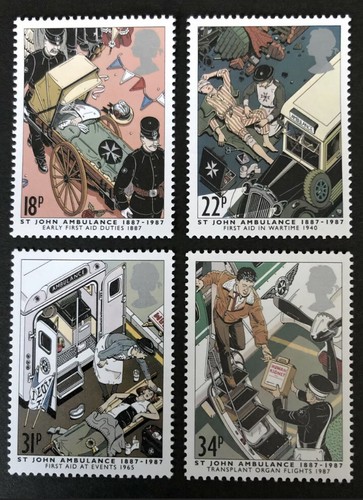1987 mnh centenary john - centenary, st