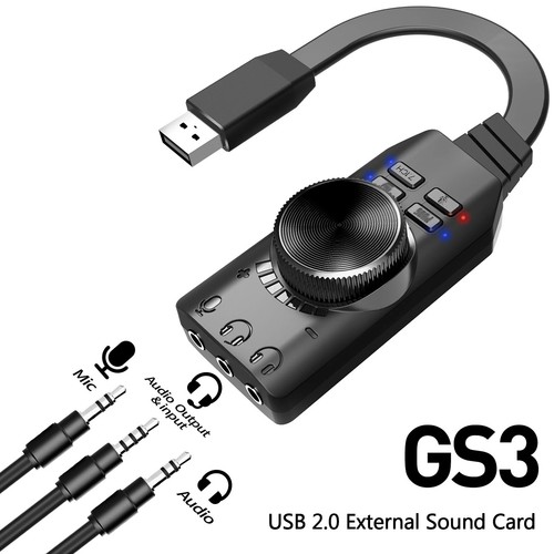 External usb sound card - external,