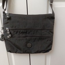 Kipling Medium Alvar Cross Body Bag In black 
