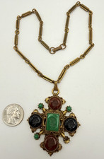 Vintage maltese cross pendant - maltese,