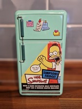 Simpsons Empty Fridge Tin For Storage Homer Simpson 2000s