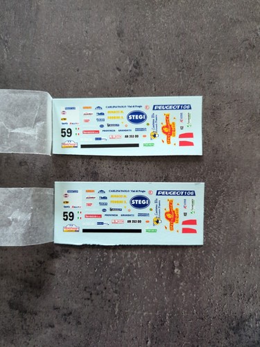 Decal peugeot 106 - 1/43,