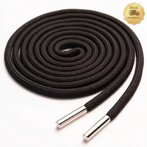 Black waistband drawstring - black,