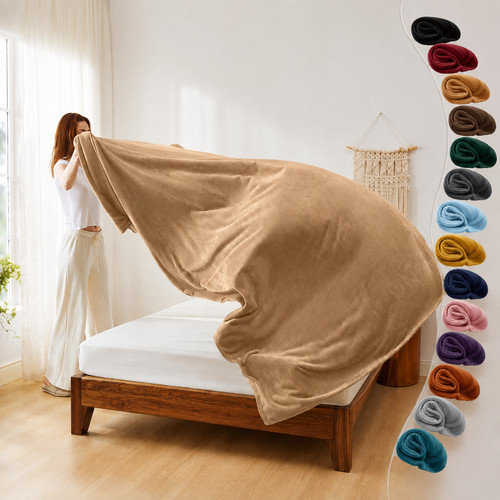 Super soft fleece blanket - soft,