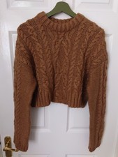 Zara Chunky Cropped Jumper