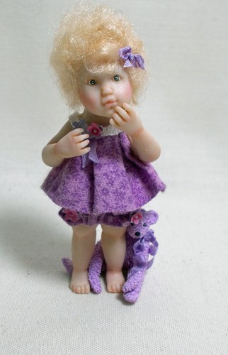 Dolls house miniature artisan - dolls,