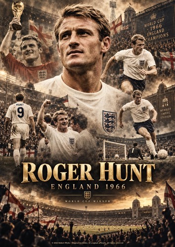Roger hunt tribute poster - hunt,