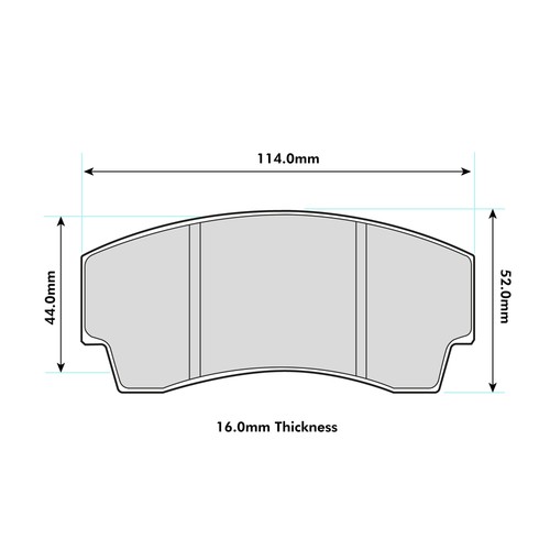 Mintex mrm1802 brake pads for - mrm1802,