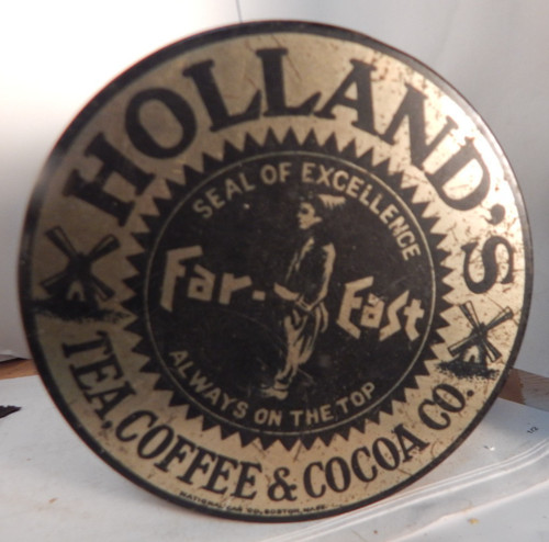 Vintage coffee tin holland - coffee, tin-holland's