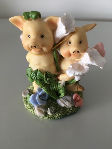 Fairy pigs figurine regency - fairy,