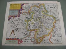 100% ORIGINAL WARWICKSHIRE MAP