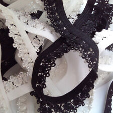 5Yards Elastic Lace Bands Stretchy Ribbon Trim Sewing Patches Accessories DIY 