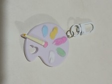 Artist Paint 3d  Keyring Keychain New unisex. rucksack keys Bag 